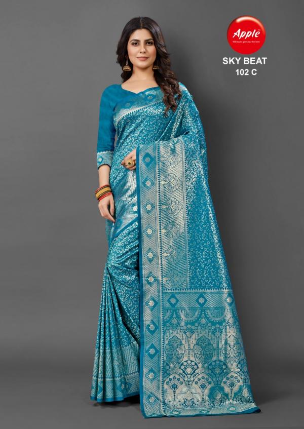 Apple Sky Beat 102 Festival Wear Silk Saree Collection